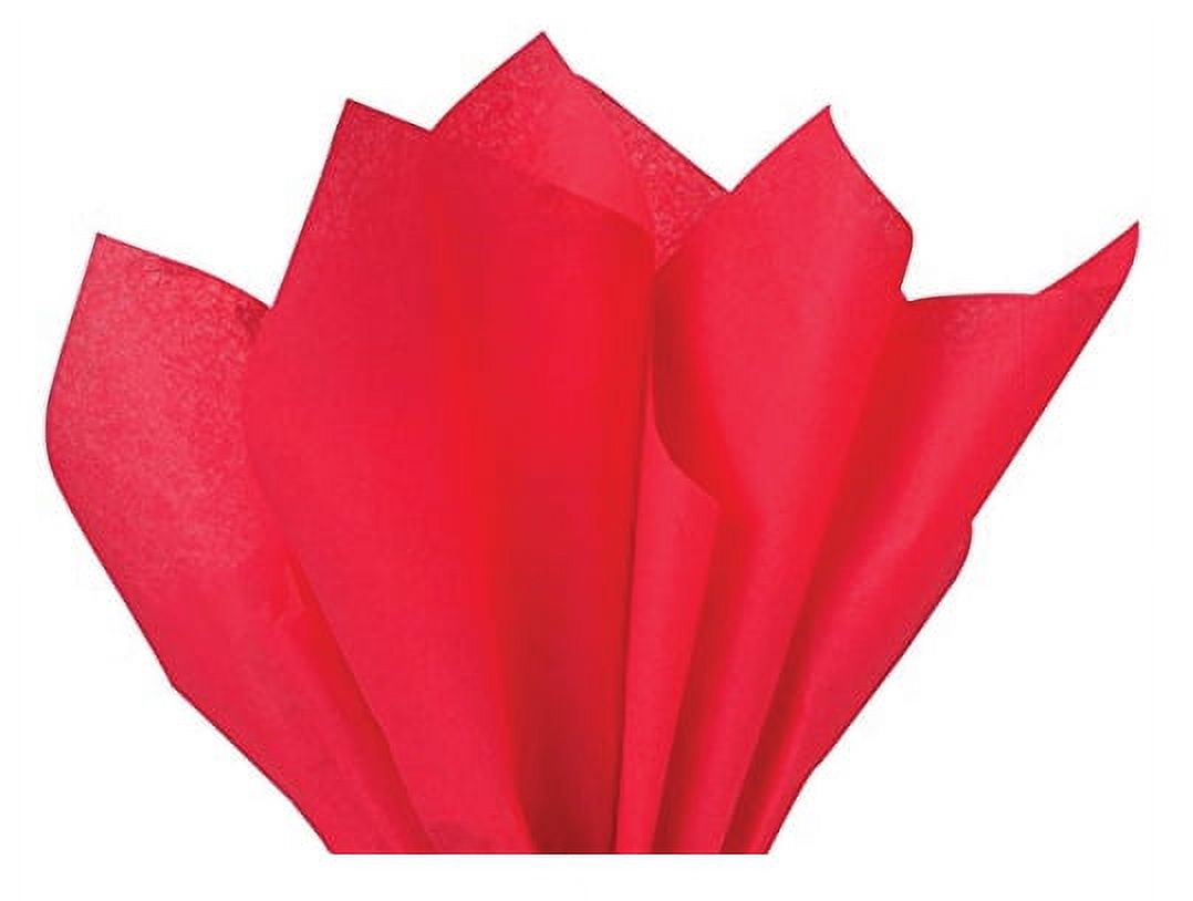 Red Gift Wrap Tissue Paper 15in X 20in - 100 Sheets 